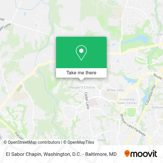 El Sabor Chapin map