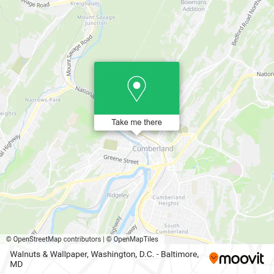 Walnuts & Wallpaper map