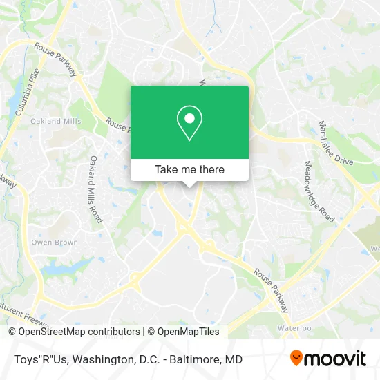 Toys"R"Us map