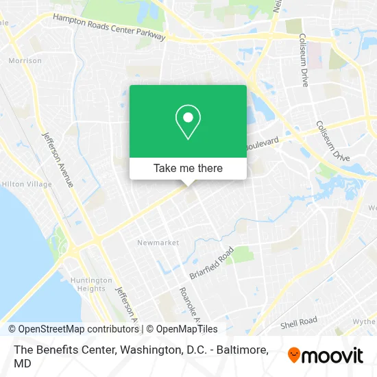 The Benefits Center map