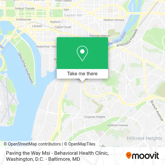 Paving the Way Msi - Behavioral Health Clinic map