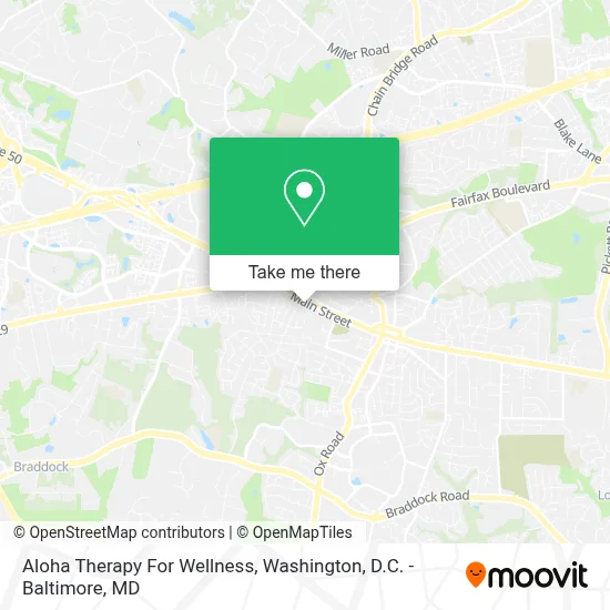 Aloha Therapy For Wellness map