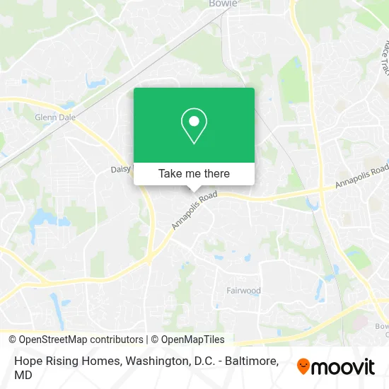 Hope Rising Homes map