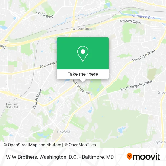 W W Brothers map