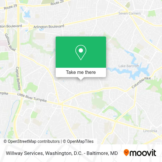 Willway Services map