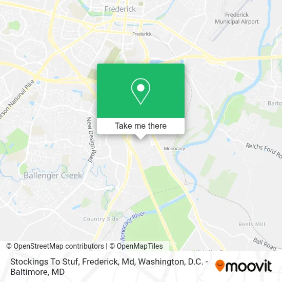 Stockings To Stuf, Frederick, Md map