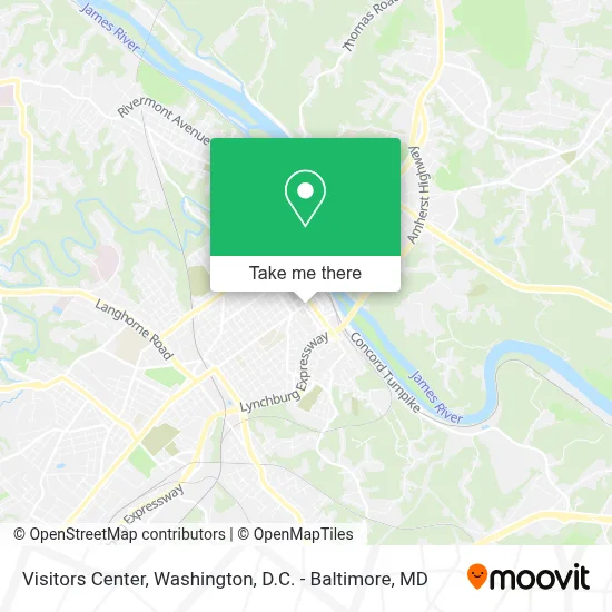 Visitors Center map