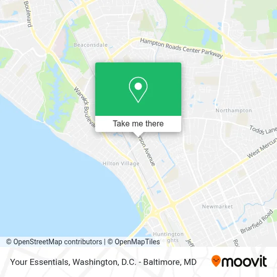 Your Essentials map