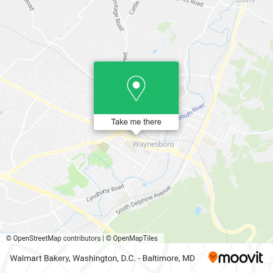 Walmart Bakery map