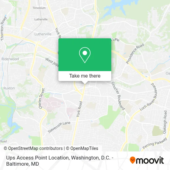 Ups Access Point Location map