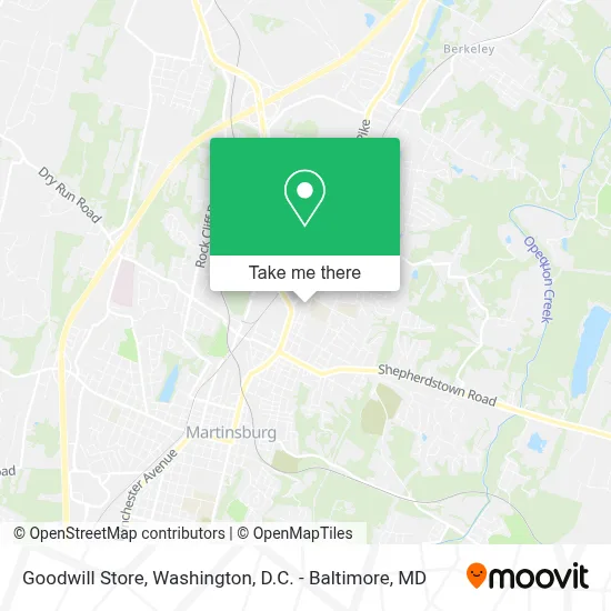 Goodwill Store map