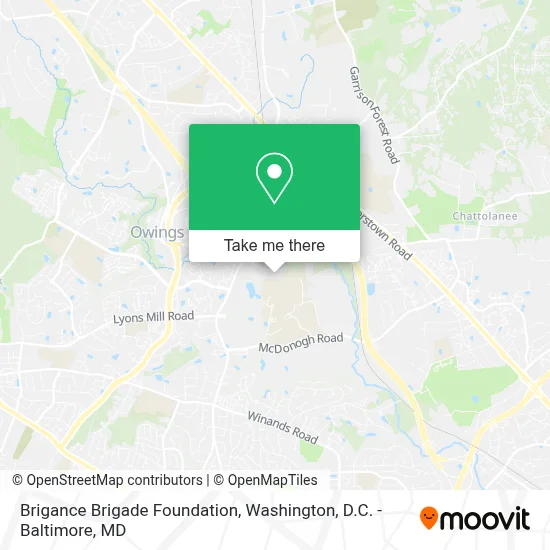 Brigance Brigade Foundation map