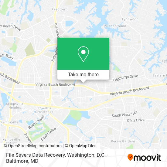 File Savers Data Recovery map