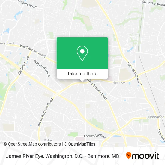 James River Eye map