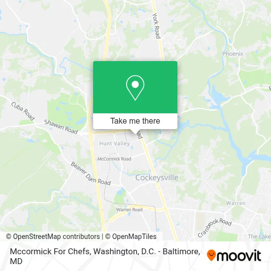 Mccormick For Chefs map