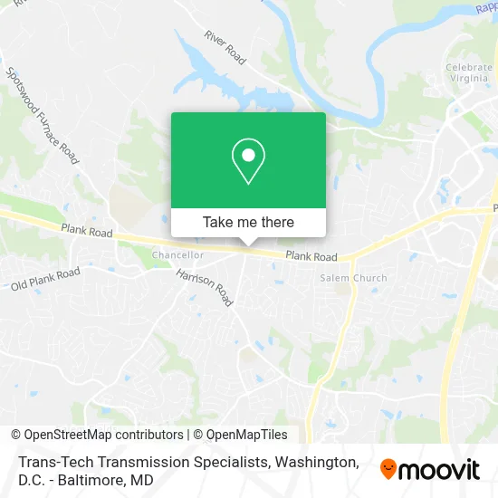 Trans-Tech Transmission Specialists map