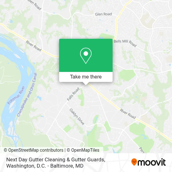 Next Day Gutter Cleaning & Gutter Guards map