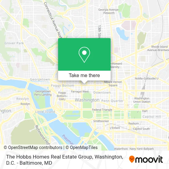 The Hobbs Homes Real Estate Group map