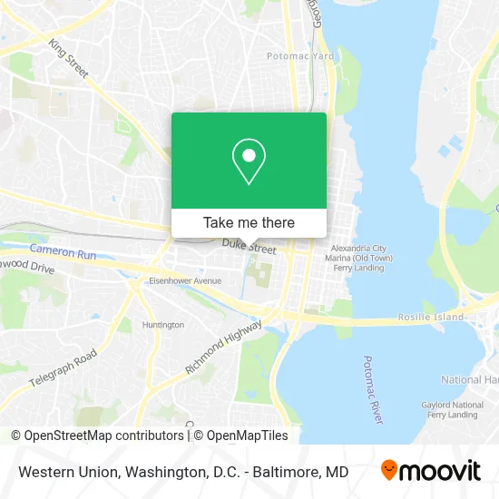 Western Union map