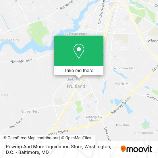 Rewrap And More Liquidation Store map