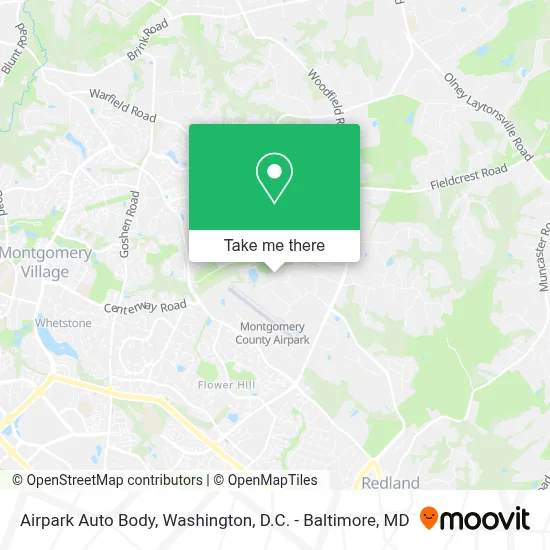 Airpark Auto Body map
