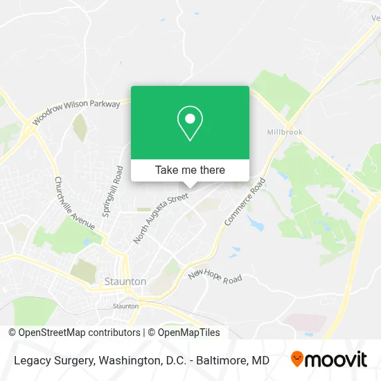 Legacy Surgery map