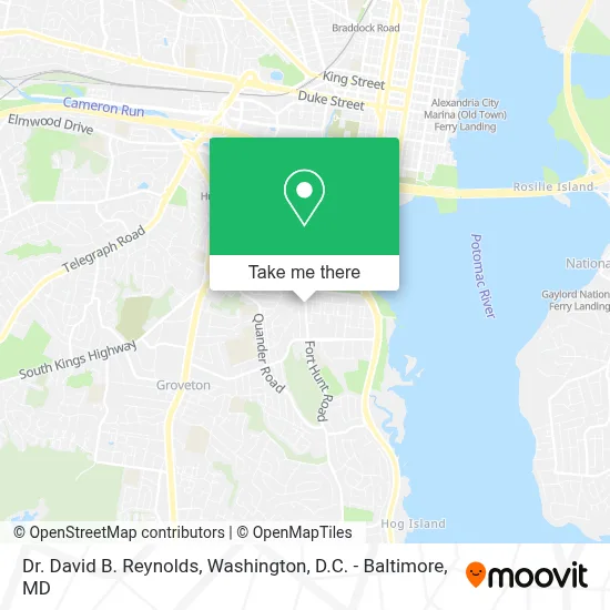 Dr. David B. Reynolds map