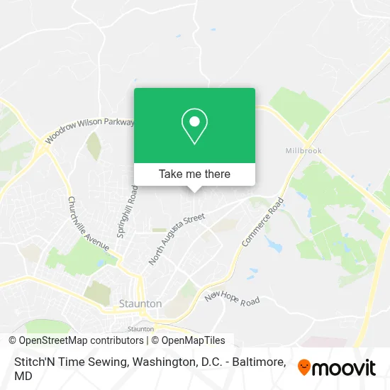 Stitch'N Time Sewing map