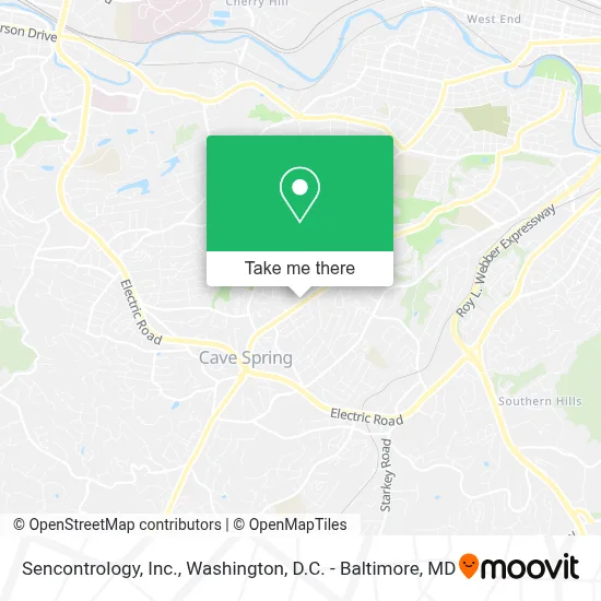 Sencontrology, Inc. map