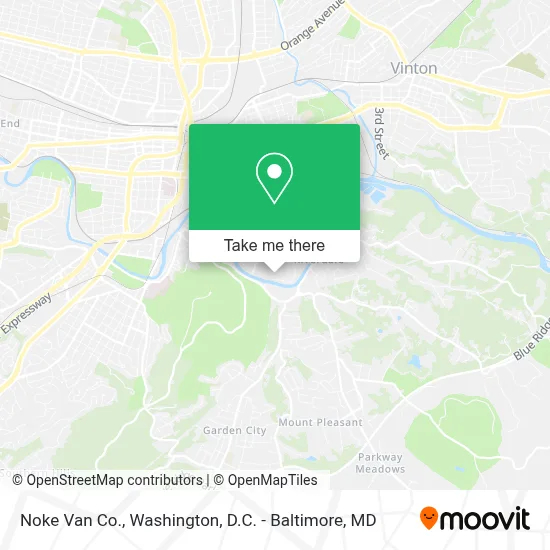 Noke Van Co. map