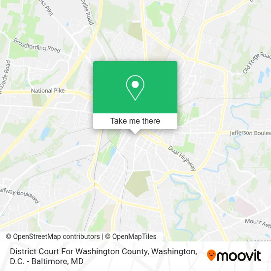 District Court For Washington County map