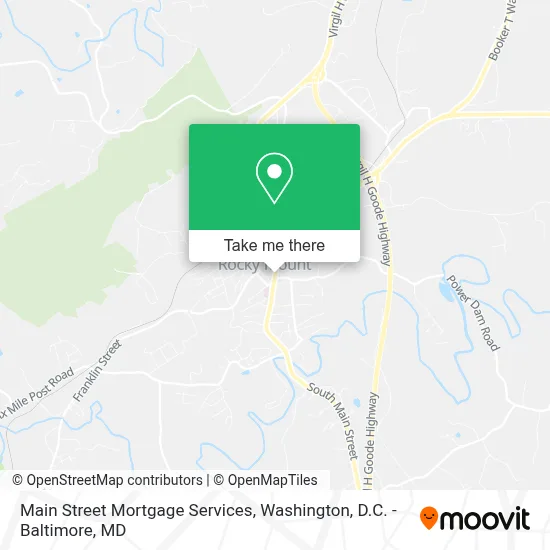 Main Street Mortgage Services map