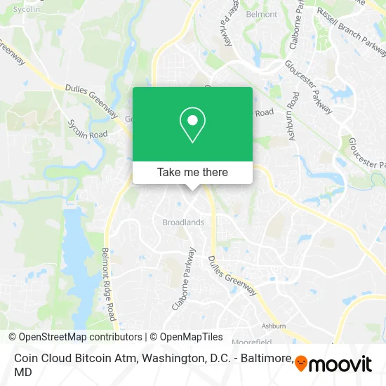 Coin Cloud Bitcoin Atm map