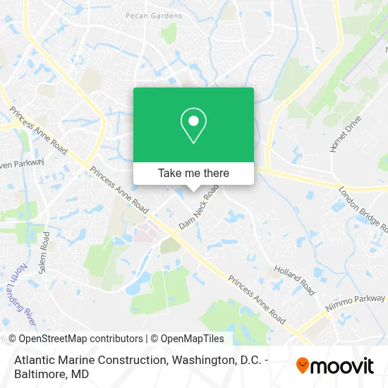 Atlantic Marine Construction map