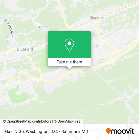 Gas 'N Go map
