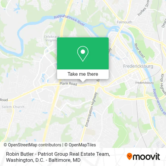 Robin Butler - Patriot Group Real Estate Team map