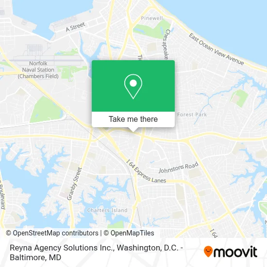 Reyna Agency Solutions Inc. map