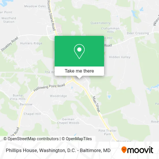 Phillips House map