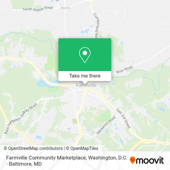 Farmville Community Marketplace map