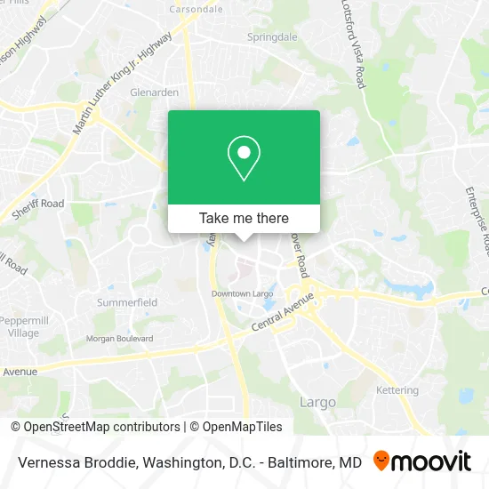 Vernessa Broddie map