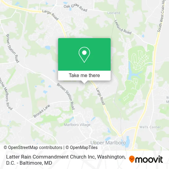 Latter Rain Commandment Church Inc map