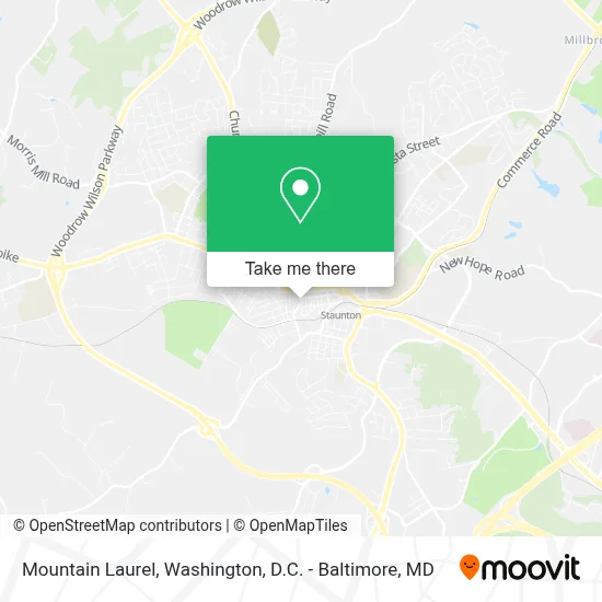 Mountain Laurel map