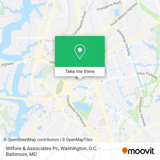 Wilfore & Associates Pc map