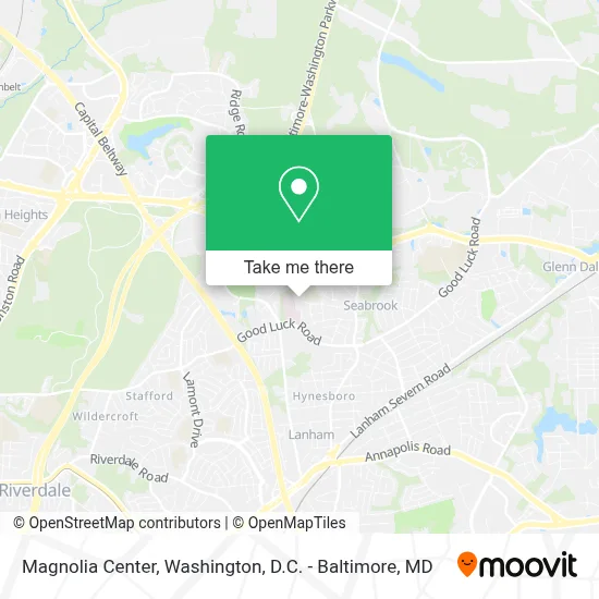 Magnolia Center map