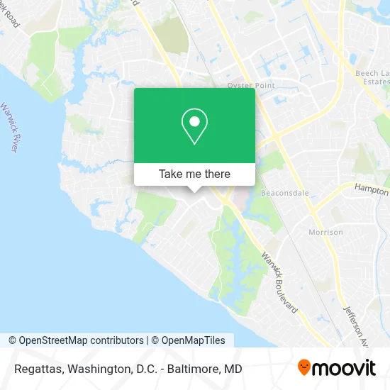 Regattas map