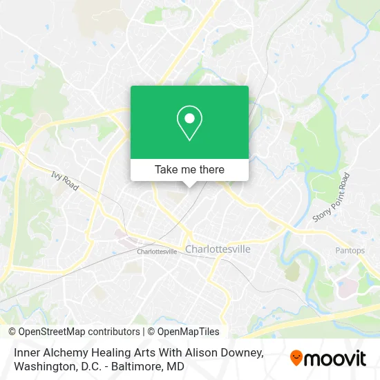 Inner Alchemy Healing Arts With Alison Downey map
