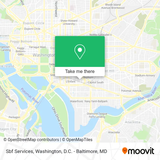 Sbf Services map