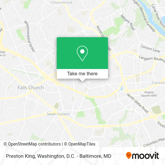 Preston King map