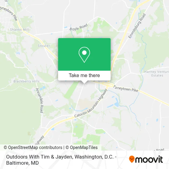 Outdoors With Tim & Jayden map