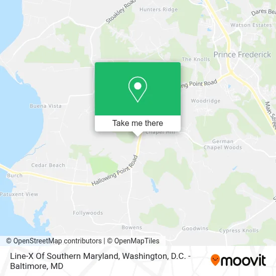 Line-X Of Southern Maryland map